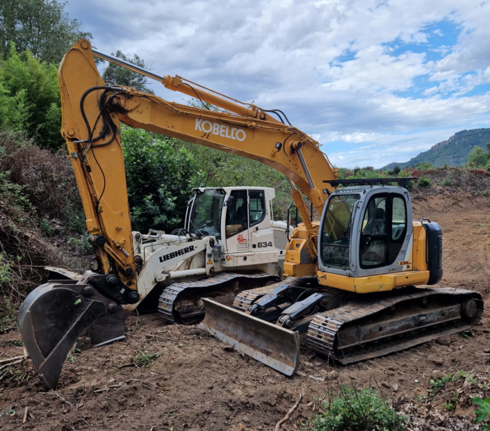 Aparcadas en descando para el dia siguiente.